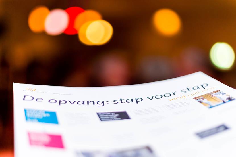 Opvang: stap voor stap