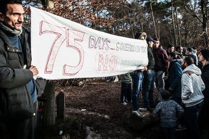 Protest in Heumensoord